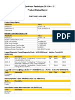 Cat Electronic Technician 2015A v1.0 Product Status Report