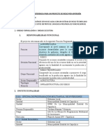 Términos de Referencia para Un Proyecto de Riego Por Aspersión