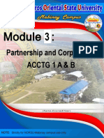 Module 3 ACCTG 1 A & B Partnership & Corporation