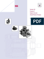 Series 45 Frame F Open Circuit Axial Piston Pumps: Repair Instructions