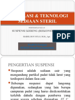 Pertemuan 13 Ftss (Suspensi Kering, Rekonstitusi)