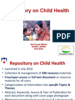 Repository On Child Health by Anil Mishra