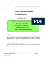 Telefonica - Procedimiento Fallas Gerencia Mayoristas Chile (Oct2019)