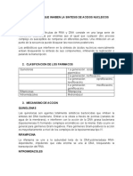 Antibioticos Que Inhiben La Sintesis de Acidos Nucleicossssss