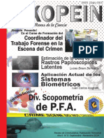 Coordinador Del Trabajo Forense en La Escena Del Crimen: Rastros Papiloscópicos Latentes