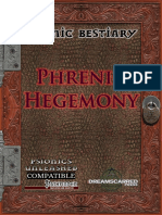 Psionic Bestiary - Phrenic Hegemony