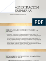 Areas Funcionales de La Empresa