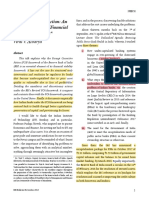 Prompt Corrective Action: An Essential Element of Financial Stability Framework