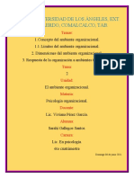 Tarea 2. Parcial 1. Psicologia Organizacional