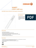 Data Sheet For 9W LED Tube 2ft