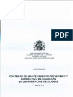 Contrato de Mantenimiento Preventivo Y Correctivo de Calderas en Dependencias de Alardiz