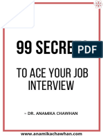 99 Secrets: To Ace Your Job Interview