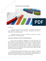 Lesson 1 - Analyzing Transactions and Journalizing