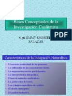 Bases Conceptuales de La Investigacion Cualitativa Maestria Gestion de Los Servicios de Sañud