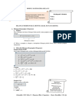 Bab 1 Eksponen Modul Matematika Kelas X Created by Kania Mireshtika, S.PD