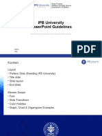 Dept - Statistics IPB University PPT Guidelines