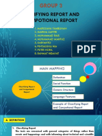 Classifying Report and Compotional Report