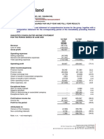 Half Year Financial Statement and Dividend Announcement