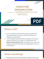 Unit Vi Introduction To X.25 Protocol