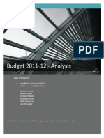 Budget 2011-12 - Analysis: Tax Project