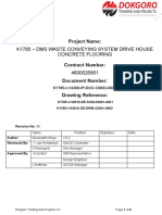 Dokgoro K1785 Method Statement