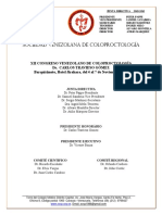 Programa XII Congreso Venezolano de Coloproctologia 2015