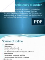 Iodine Deficiency Disorder