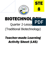 Biotechnology: Quarter 2-Lesson 1 (Traditional Biotechnology)