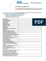 C Ovid 19 Positive Test Report Form