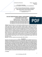 Use of Ergonomics Risk Assessment Tools On Construction Site