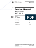 Service Manual: Built-In Oven Akp 120 Ix