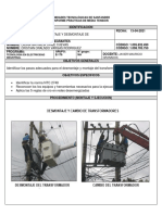 Informe Montaje y Desmontaje de Transformador