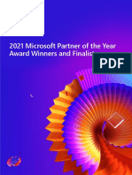 2021 Partner of The Year Award Winners and Finalists