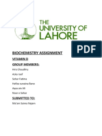 Biochemistry Assignment: Vitamin D Group Members