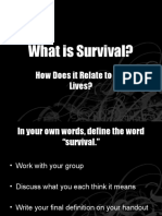 What Is Survival Introductory Powerpoint