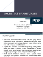 1 B PPT Kelompok Toksisitas Barbiturat