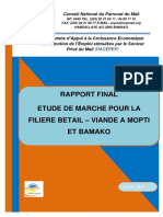 Rapport Final Filière Bétail-Viande