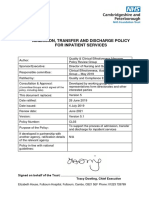 Admission Transfer Discharge Policy V5.1