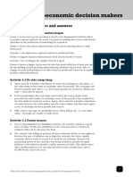 Part 3 Microeconomic Decision Makers: Activities: Guidance and Answers