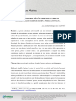 Ana Amélia Rodrigues Dos Santos - O Nome Dos Bichos Não São Os Bichos - A Crise Da Representação Da Linguagem Na Poesia Antuniana