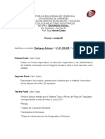 Evaluación Unidad III Seguridad Social