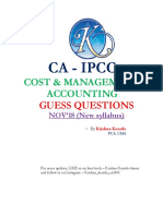 Ca - Ipcc: Cost & Management Accounting