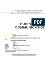 Purposive Communication