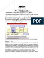 Hipaa: Health Insurance Portability and Accountability Act of 1996 (HIPAA)