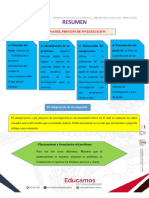 RESUMEN Etapas y Proceso de La Investigacion