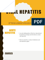 Viral Hepatitis: References: Harrisons Infectious Disease 2 Ed., Oxford Handbook of Microbiology and Id