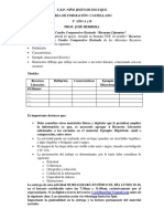 2° Actividad Cuadro Comparativo Ilustrado Los Recursos Literarios 5to Año