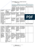 SBM Assessment Tool For Online Validation With Essential MOVs