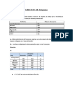 Ejercicios de Histogramas