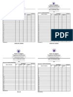 Daily Attendance Sheet MAPEH